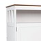 Flash Furniture Mayfield 40in. Buffet and Sideboard w/Dbl Door Storage Cabinet and Open Storage Shelf, Wht w/Walnut NAN-F-HY-B23108-WHWAL-GG - alternate 7